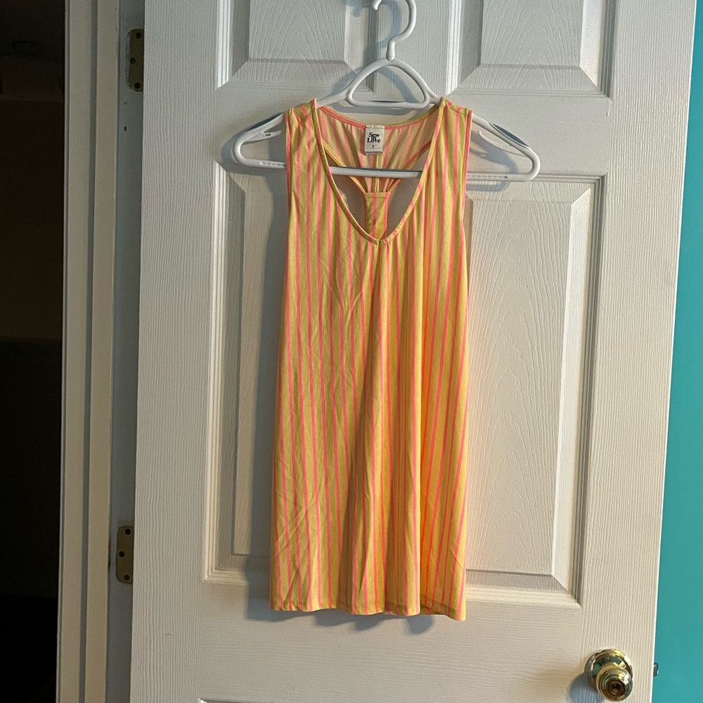 Sew In Love Racerback Tank Top